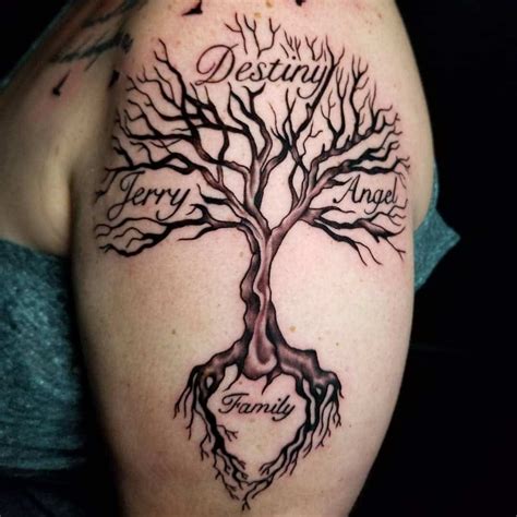 familien tattoos arm|family tree tattoo designs.